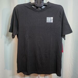 Reebok Black T-shirt, with different logos on the back, size S,L